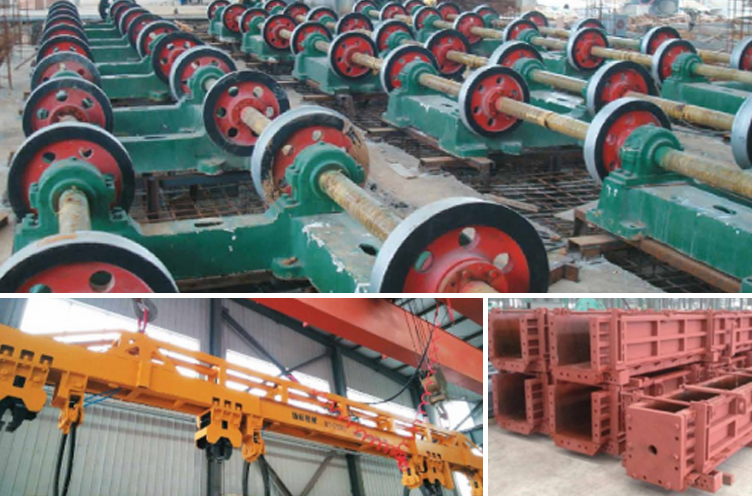Pipe pile automatic production line and supporting equipment