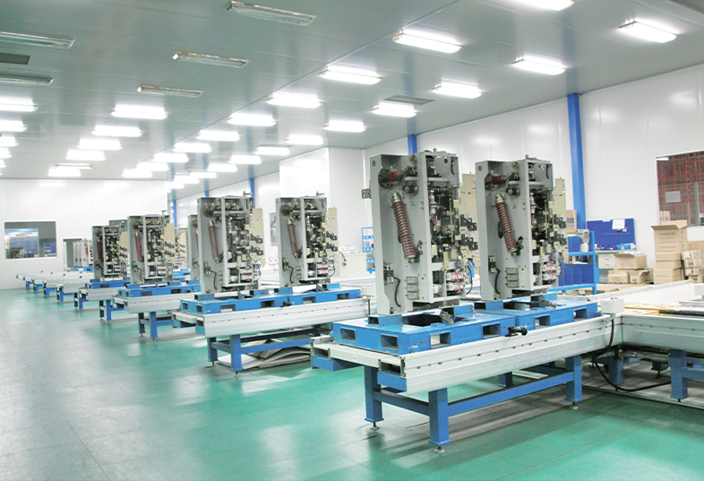 Circuit breaker assembly production line
