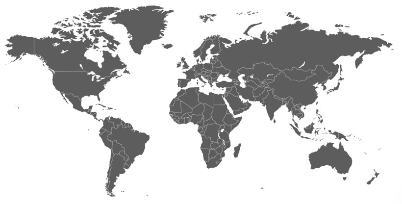Ruiyang Machinery's global business scope distribution map