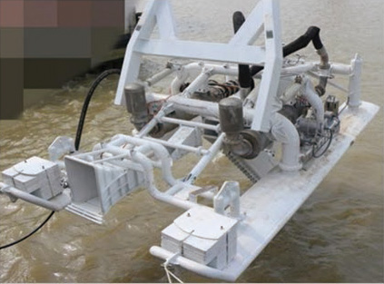 Deep water cable burial machine