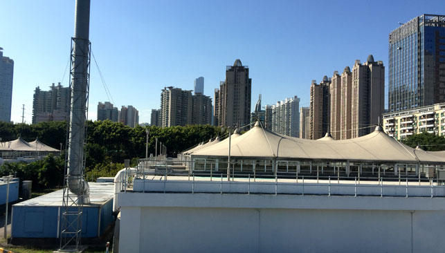 广州猎德污水处理厂生物反应池除臭工程