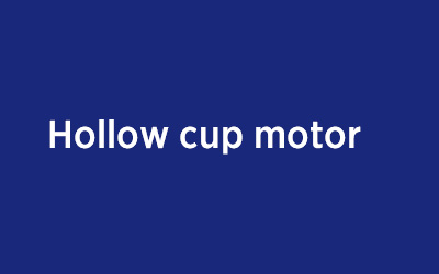 Hollow cup motor