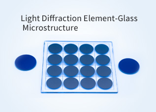 Light Diffraction Element-Glass  Microstructure