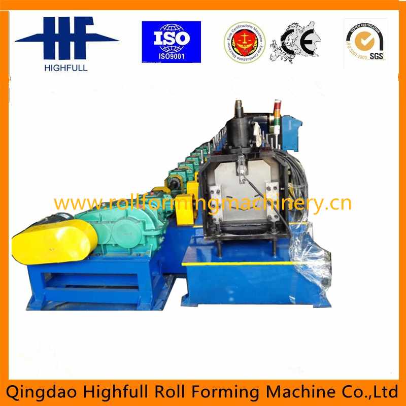 Greenhouse gutter forming machine