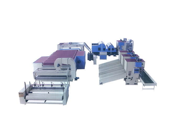 QX Glue-free wadding production line（gas or diesel heating)