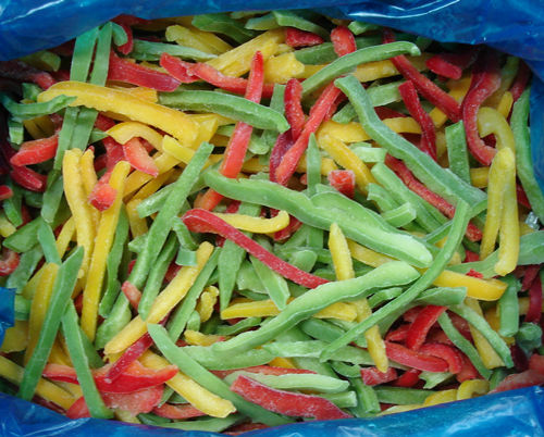 Frozen 3-mix bell pepper strips