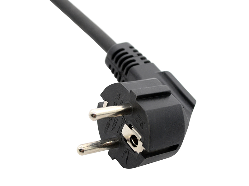 Korean Standard 10A 250V Earthed Clip Power Cord