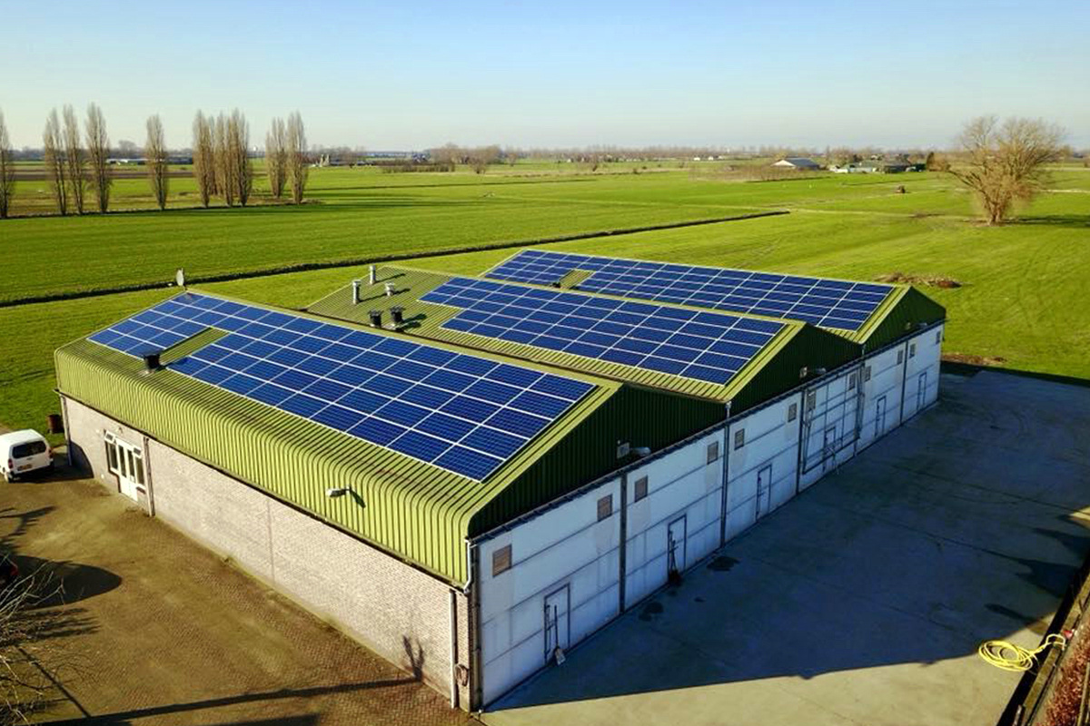 オランダの66KW太陽光発電所プロジェクト