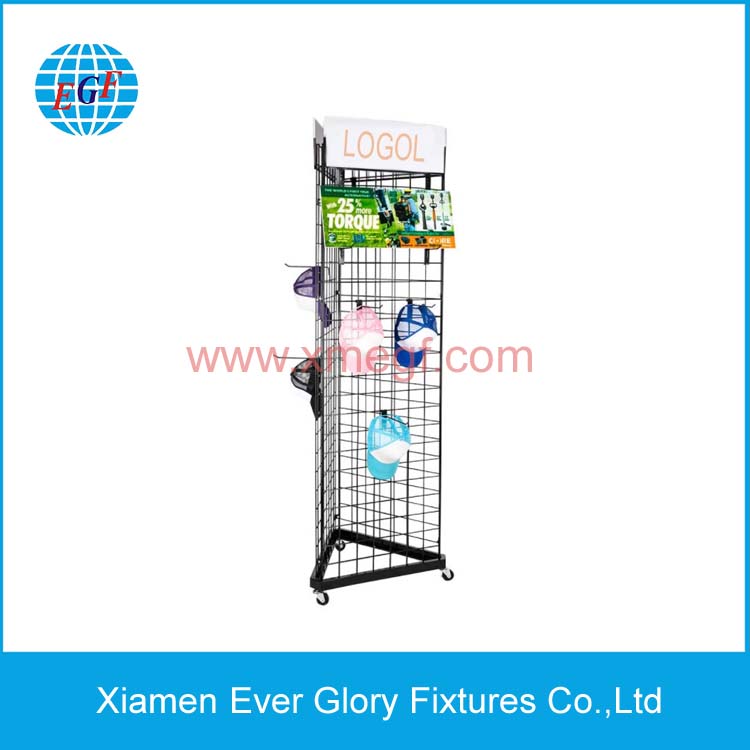 3-sided retail store display stand