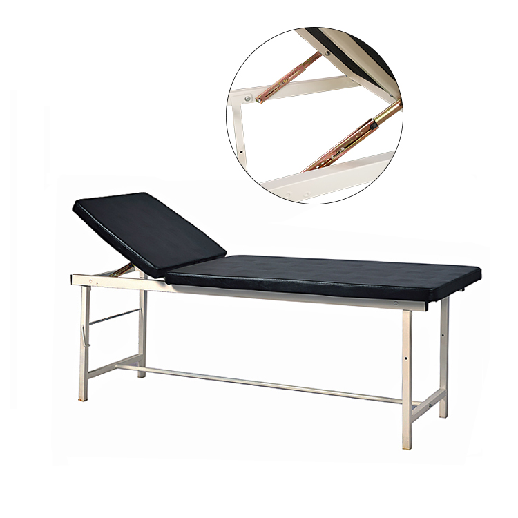 A-15 epoxy coated semi-fowler back rest adjustable examination bed