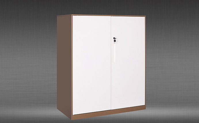 Steel File Cabinet with 2 Adjustable Shelves inside