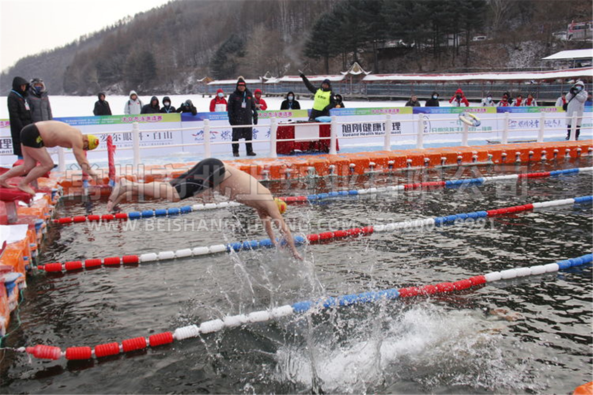 吉林白山体彩杯大众冬泳邀请赛 (2)