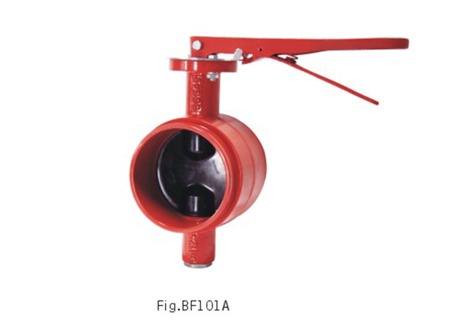 MSS SP-67 300PSI GROOVED-END BUTTERFLY VALVE