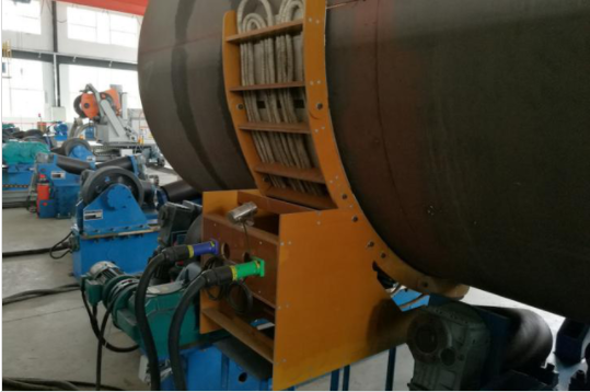 Changeable Radius Mid-Frequency Induction Preheating System Main character