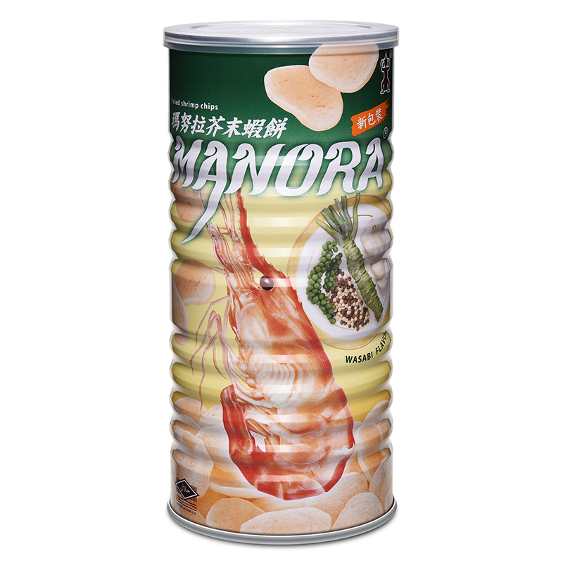 玛努拉牌芥末虾味木薯片（膨化食品）90克