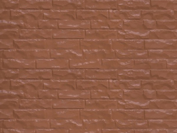Brick red small brick pattern (Z1-ZH)