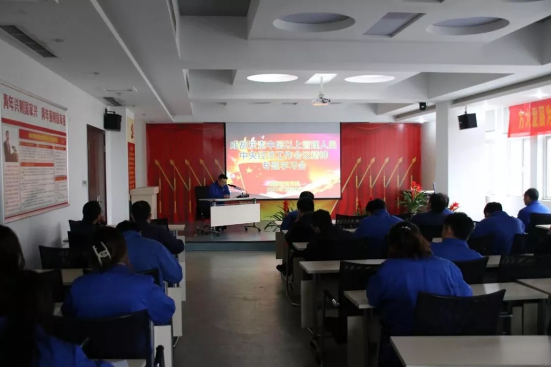 The Chengdu carbon Party committee organized activities to study and implement the spirit of the central economic work conference