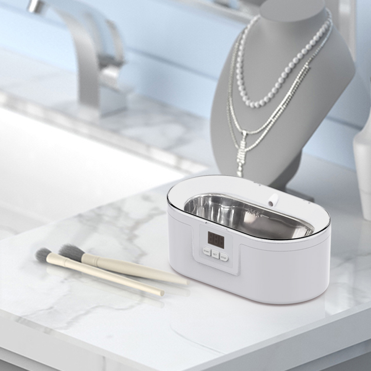 Portable Ultrasonic Jewelry Cleaner