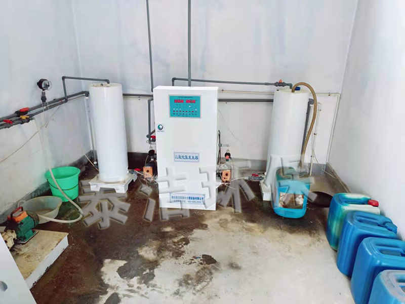 甘肅隴南第二水廠采用我司二氧化氯發生器用于自來水消毒