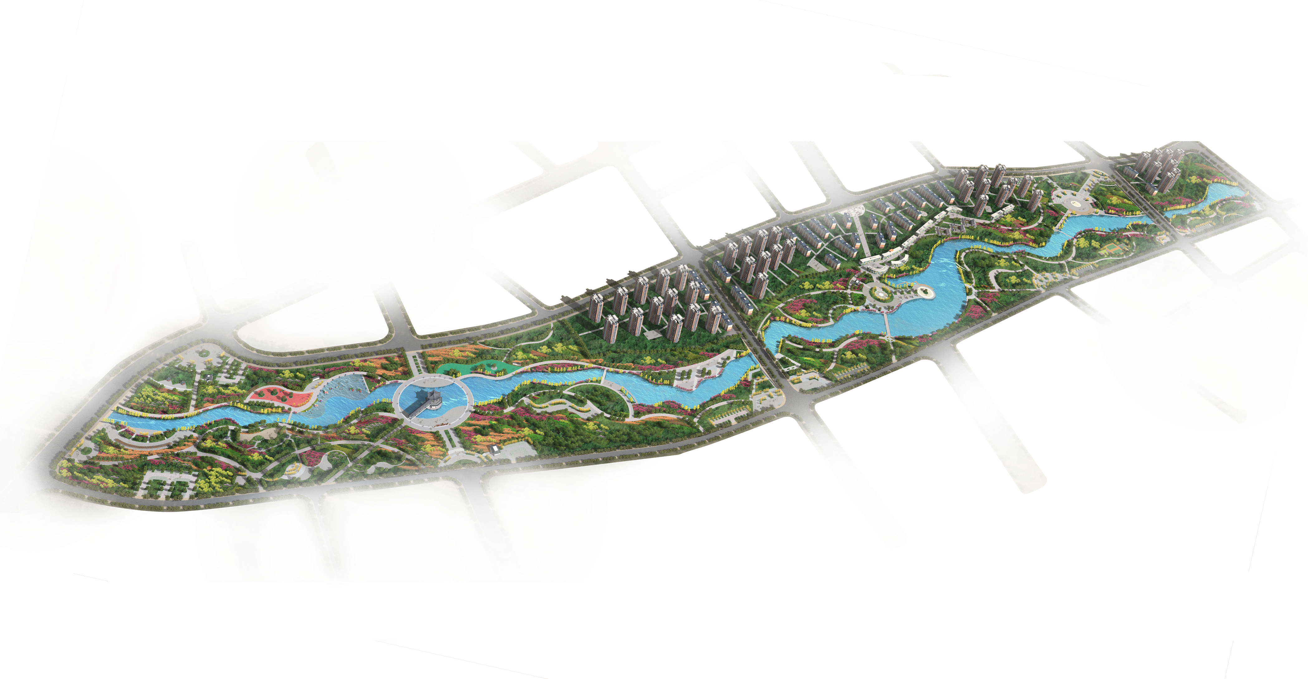 奇台县水磨河生态修复与滨水空间设计及施工
