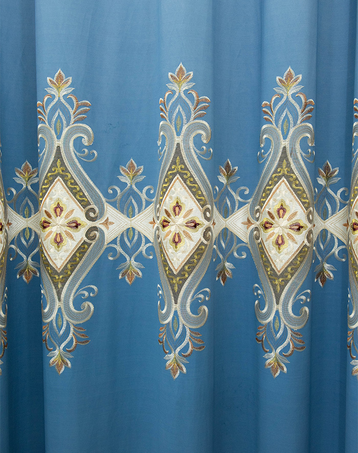 Embroidery window luxury European curtains