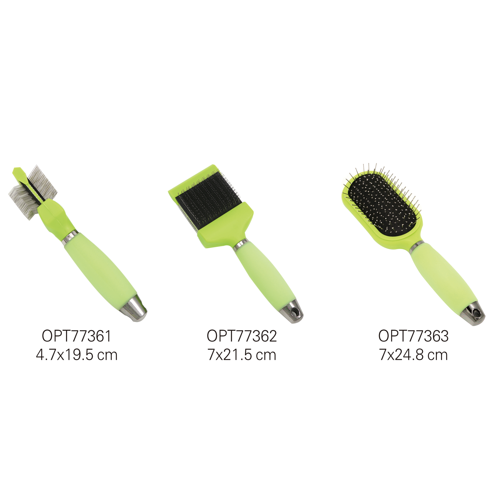 OPT77361-OPT77363 Grooming tools combs & brushes