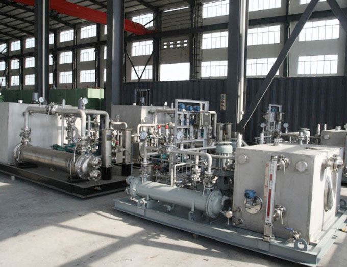 Supporting lubrication system for Wuxi compressor "Yangzi Petrochemical Project"