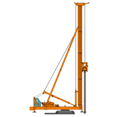 CFG35 Long screw drilling rig