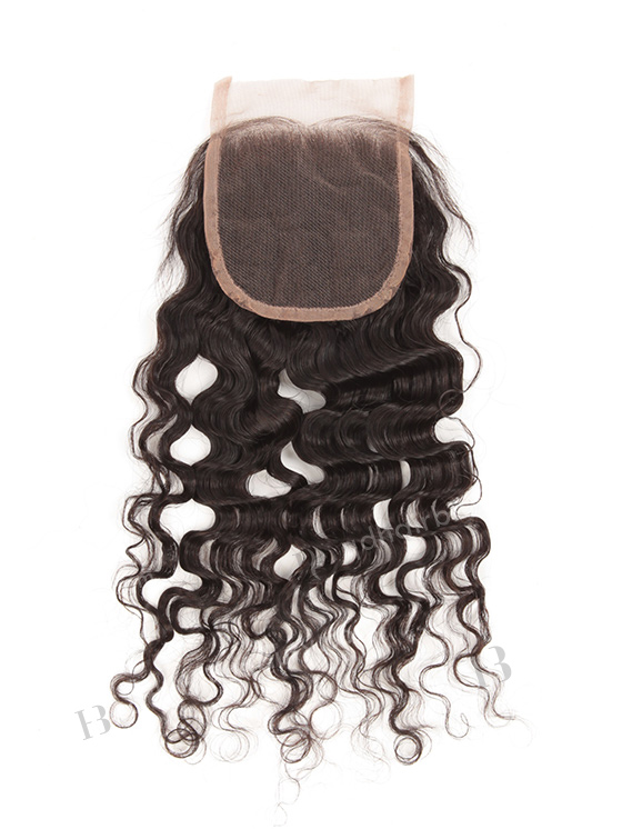 Brazilian Virgin Hair 14" Molado Curl Natural Color Top Closure WR-LC-026