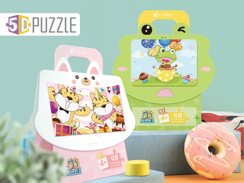 3D Lenticular Printing jigsaw puzzle for kids 36pcs-birthday02