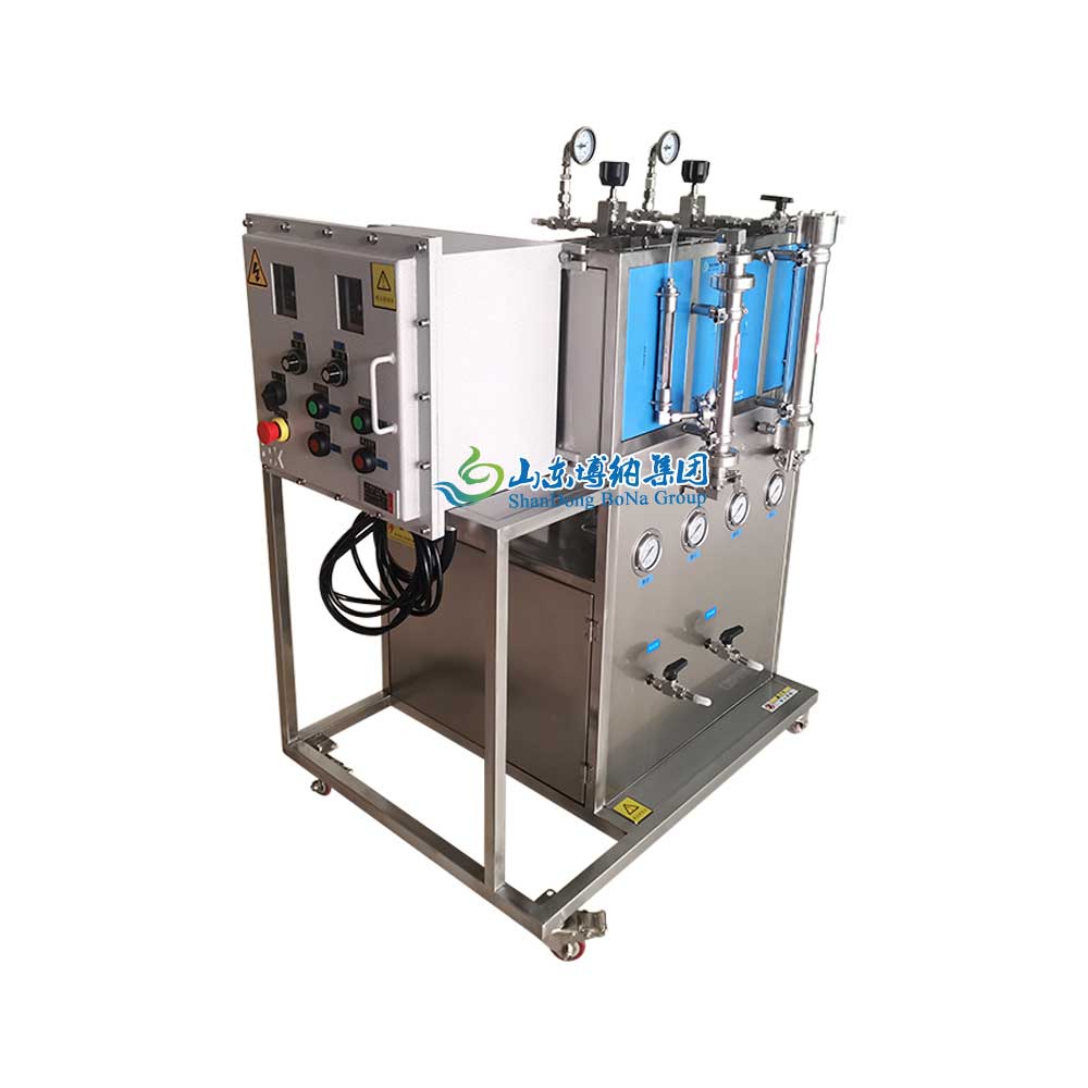 Two stage membrane separation experimental machine (explosion proof)