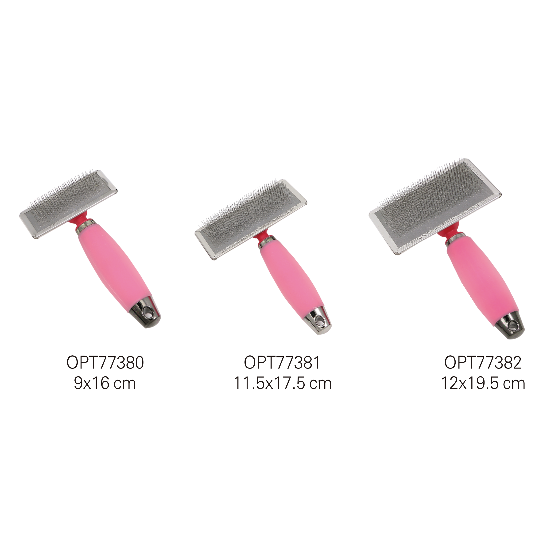 OPT77380-OPT77382 Grooming tools combs & brushes