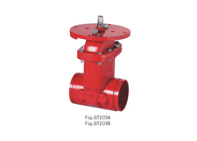 AWWA C515200PSI/300PSI NRS GROOVED END RESILIENT SEAT GATE VALVE