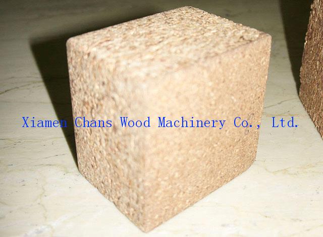 compressed wood pallet block