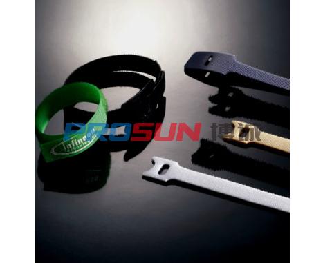 Thread gluing type cable tie