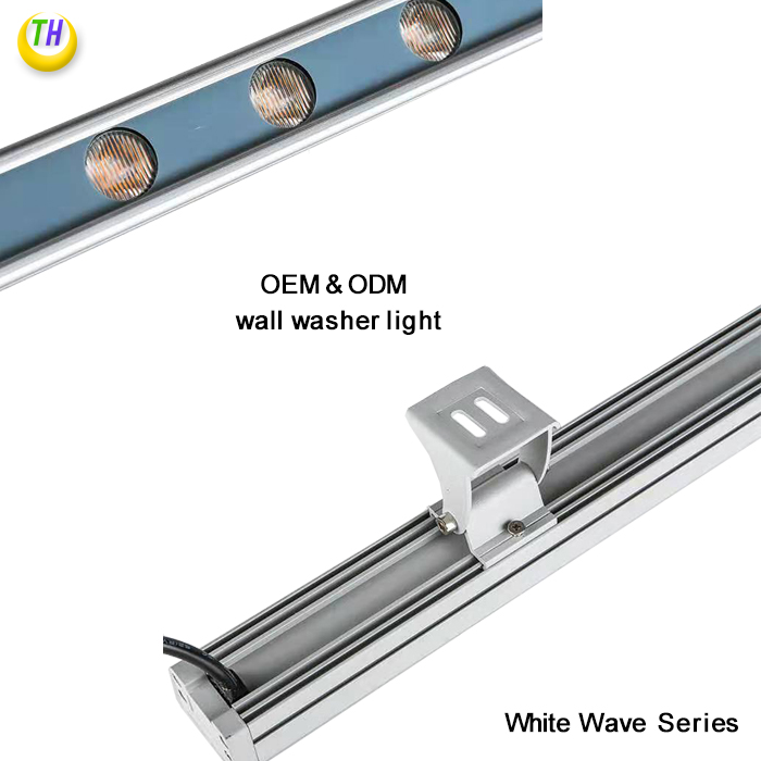18w Led Wall Washer Light White Wave Series 