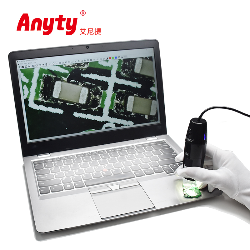 工业质量检测小巧便携设备 艾尼提USB数码显微镜3R-MSUSB501