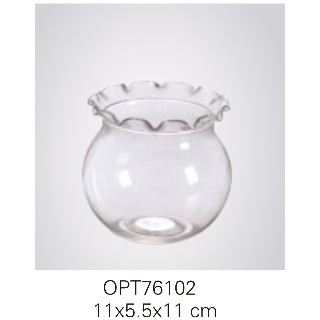 OPT76102 11x5.5x11cm fishbowls