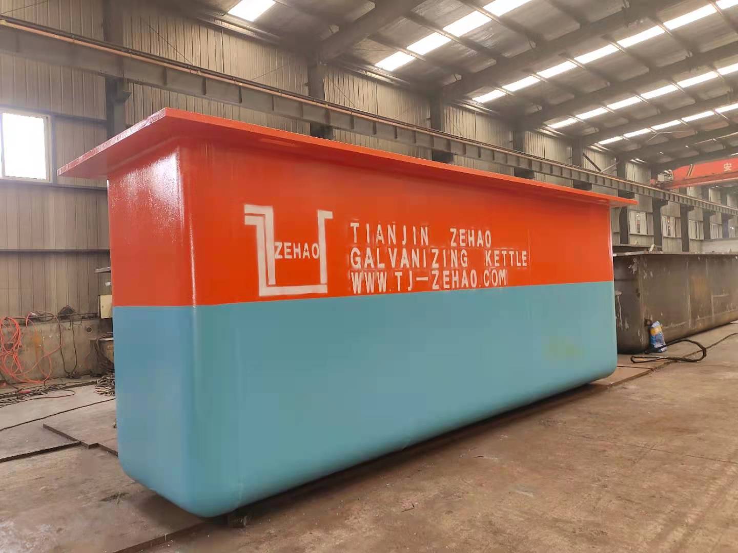 galvanizing kettle exported to Italy