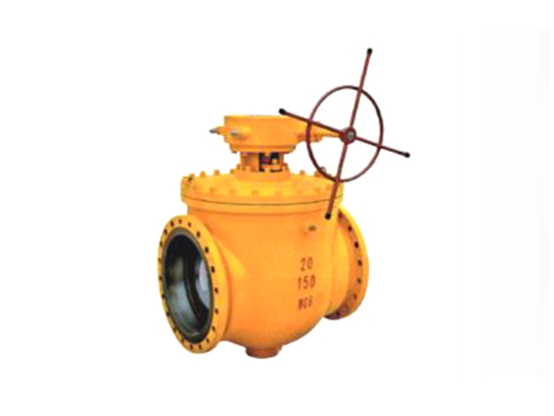 Top-mounted ball valve