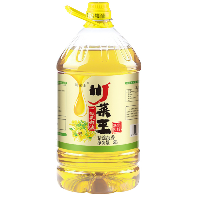 川菜王精炼纯香一级菜籽油 5L