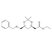 3R,5S-6-苄氧基-3,5-氧-亚异丙基-3,5-二羟基己酸乙酯