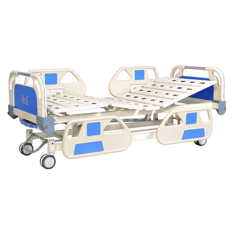 Movable full-fowler manual bed with ABS head and foot board