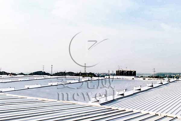 龙游伊利乳业—浙江三角型电动采光排烟天窗项目