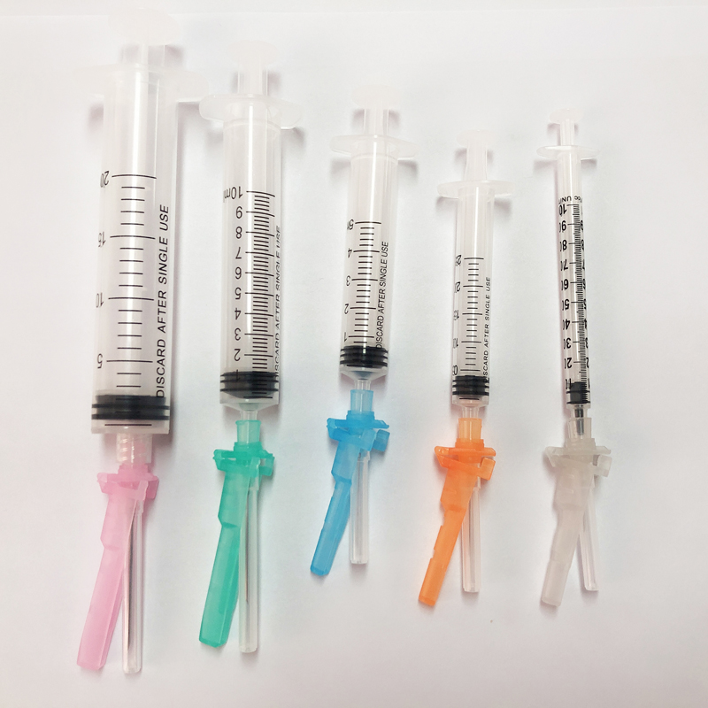 Disposable Syringe With Safety Needle