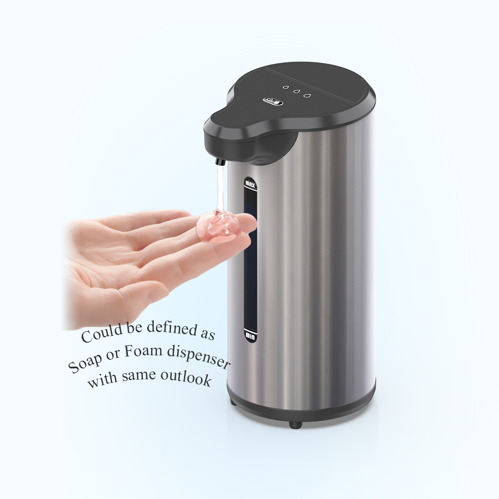 Stainless Steel Automatic Soap Dispenser Touchless, Infrared Motion Activated Sensor