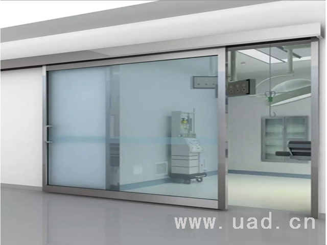 ICU glass automatic door