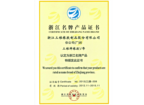11 Years Conveyor Belt Zhejiang Famous Brand
