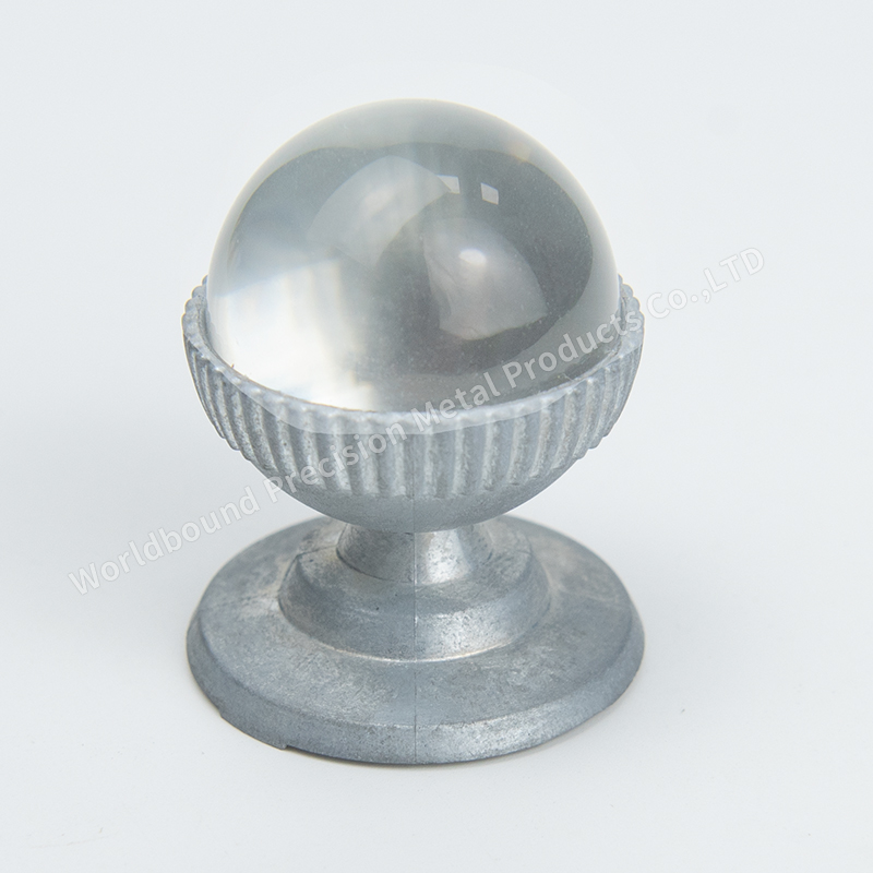Aluminum alloy perfume cap transparent diamond cover Casting Parts Manufacturer Customized factory