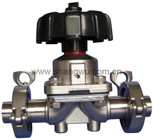 Sanitary Diaphragm Valve (with Connector)